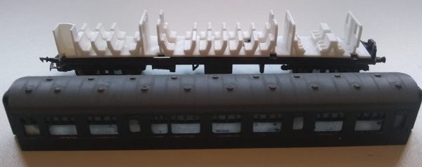 Tri-ang TT T137 DMU Centre Car Seating Product Image