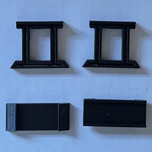 Tri-ang Hornby R71 Footbridge Supports And Smoke Deflectors product image