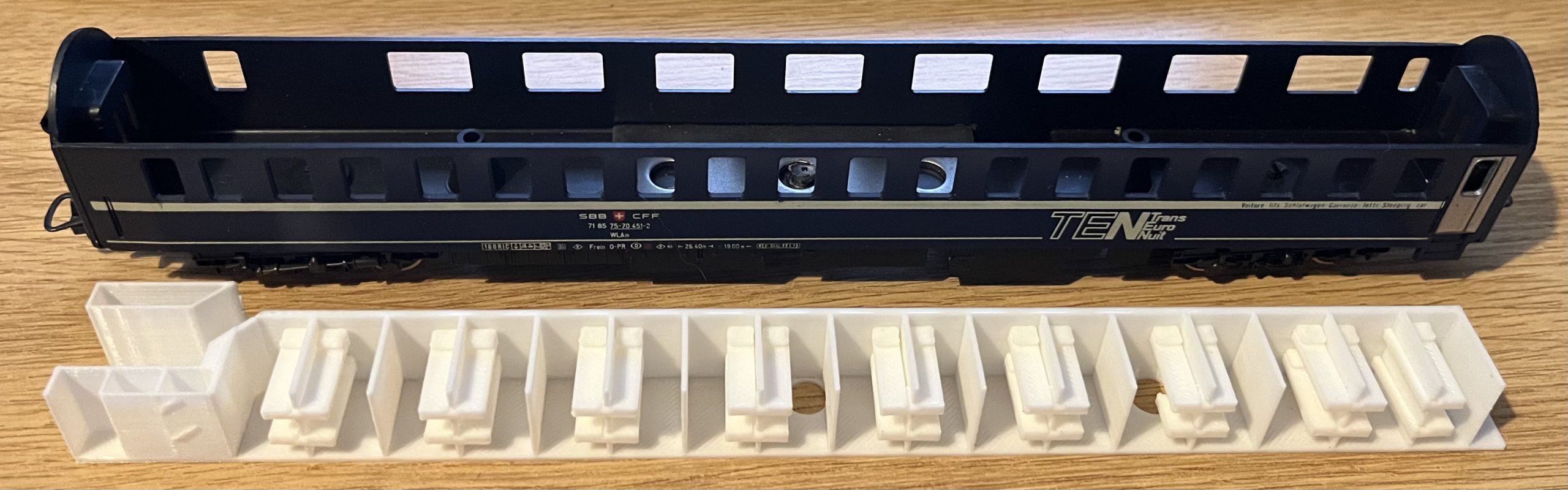 Lima T2 Trans Euro Nuit Sleeping Car Interior Product Image