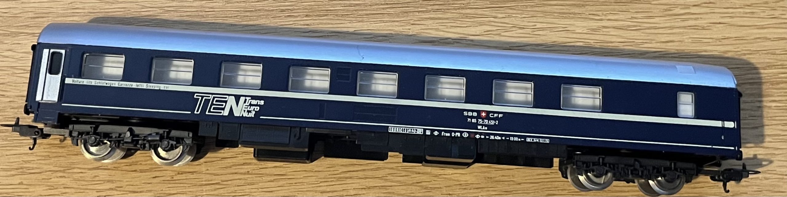 Lima T2 Trans Euro Nuit Sleeping Car Interior Gallery Image