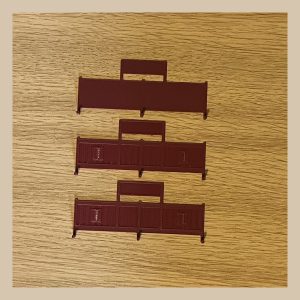 Tri-ang R68 Station Sign Individual Parts Burgundy Product Image